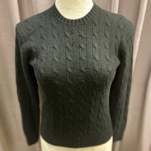 Ralph Lauren 100% Cashmere Cable-Knit Sweater